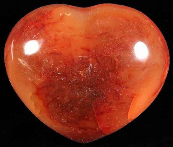 Colorful Carnelian Agate Heart #59497
